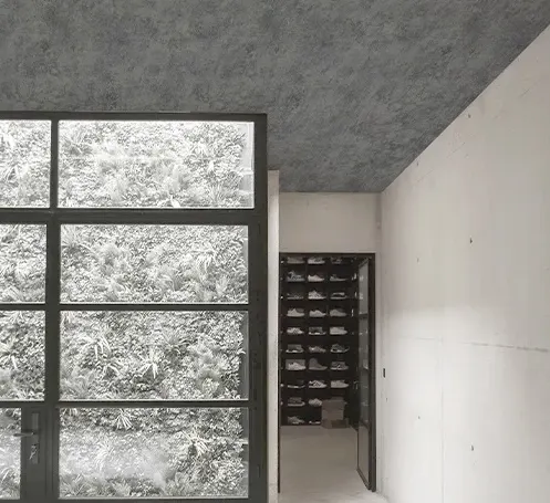 concrete wallpaper for living room